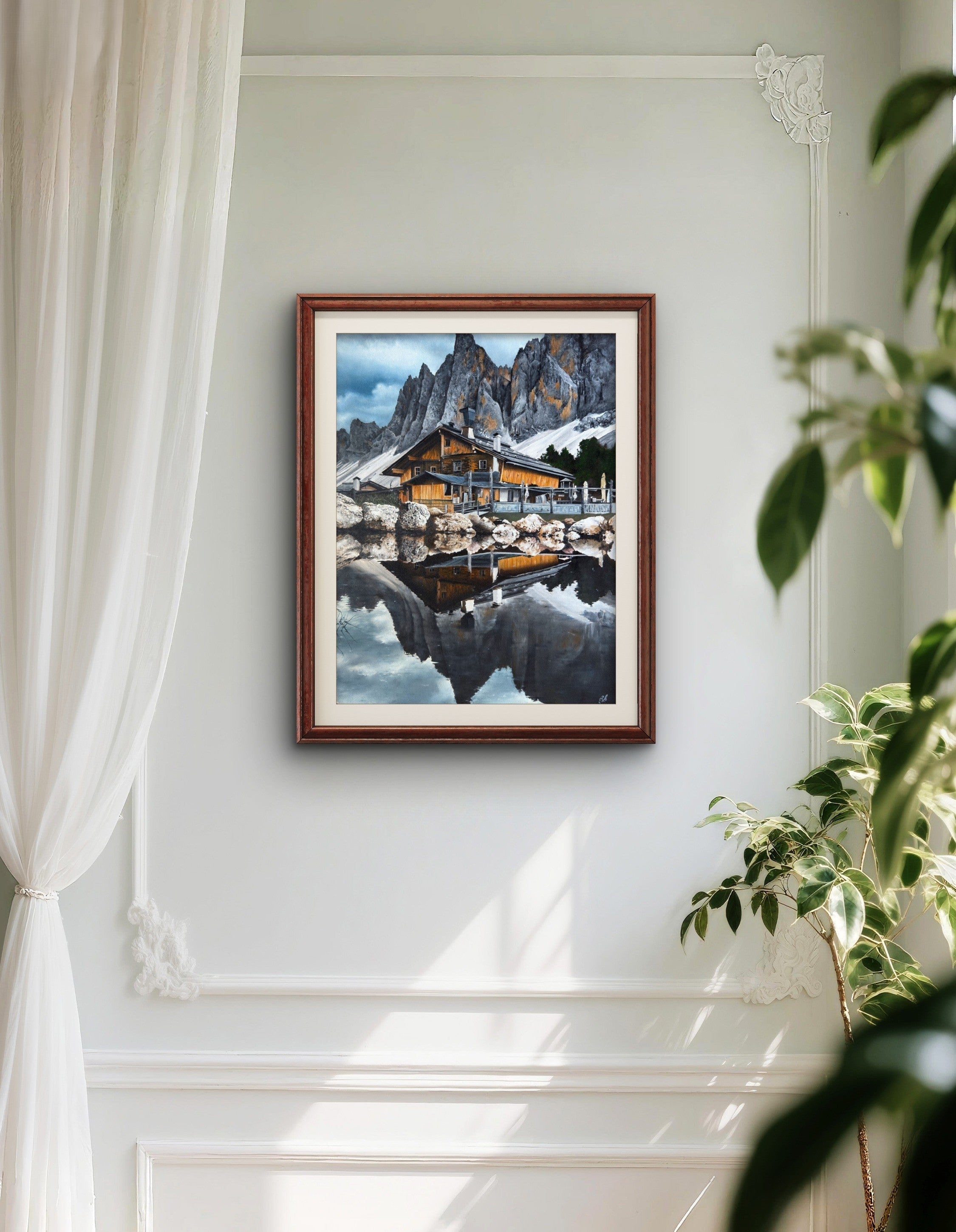 "Scenic Alpine Hut" Prints